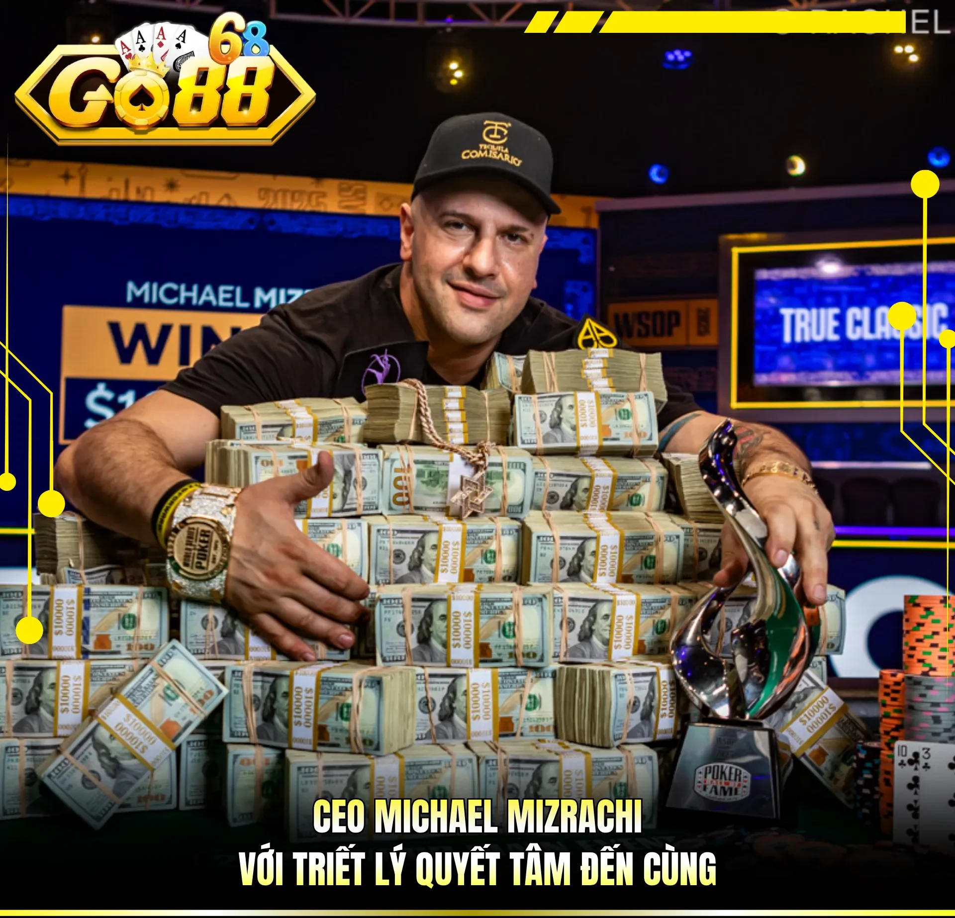 CEO Michael Mizrachi với triết lý quyết tâm đến cùng