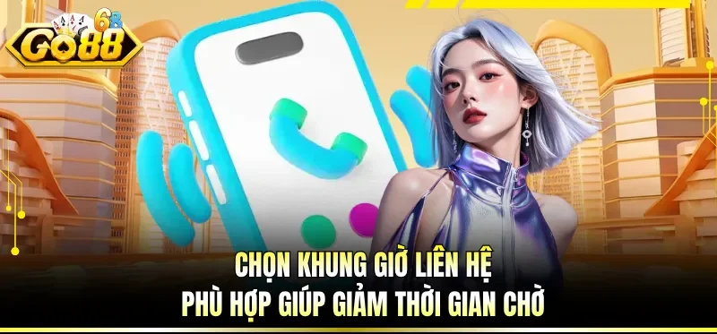 Chọn khung giờ liên hệ phù hợp giúp giảm thời gian chờ