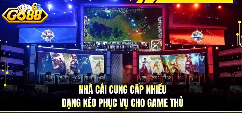 Nhà cái cung cấp nhiều dạng kèo phục vụ cho game thủ