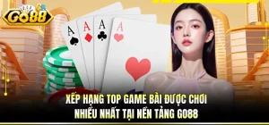 Xếp Hạng Top Game Bài Được Chơi Nhiều Nhất Tại Nền Tảng GO88